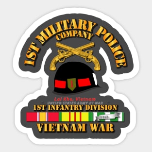 1st MP Company - 1st Inf Div Vietnam w SVC Sticker